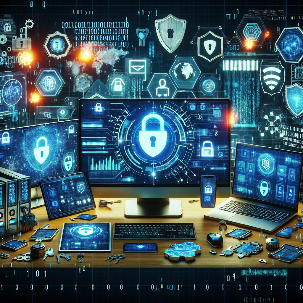 An image showing cybersecurity practices